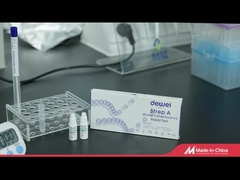 Throat Swab Strep A Rapid Test Kit One Step Disposable Plastic Cassette