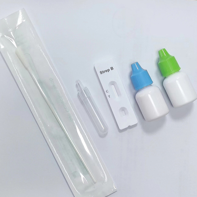 Throat Swab Strep A Rapid Test Kit One Step Disposable Plastic Cassette