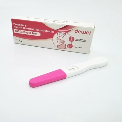 5 Mins HCG Pregnancy Test Kit Urine / Serum Sample Early Detection