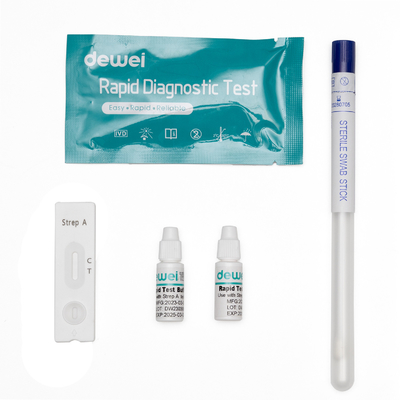 Antigen Strep A Diagnostic Rapid Test Cassette Device Strip By Swab Group A Streptococci