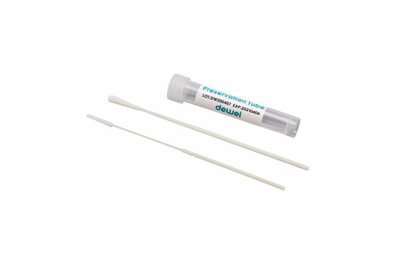 Flocked Nylon Swab Nasal Oral Coronavirus Preservation Kit Virus Transport Medium