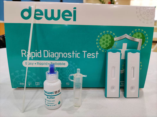 Nasal Nasopharyngeal Swab 15mins Reading Antigen Corona Covid-19 Rapid Test Cassette