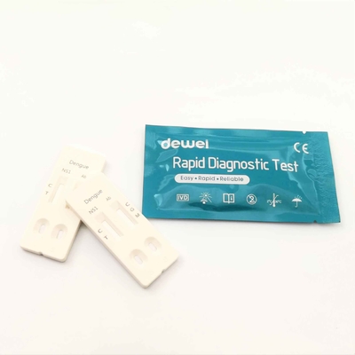 CE Dengue Antigen DEN NS1 Rapid Test Kit Cassette For Whole Blood Serum Plasma