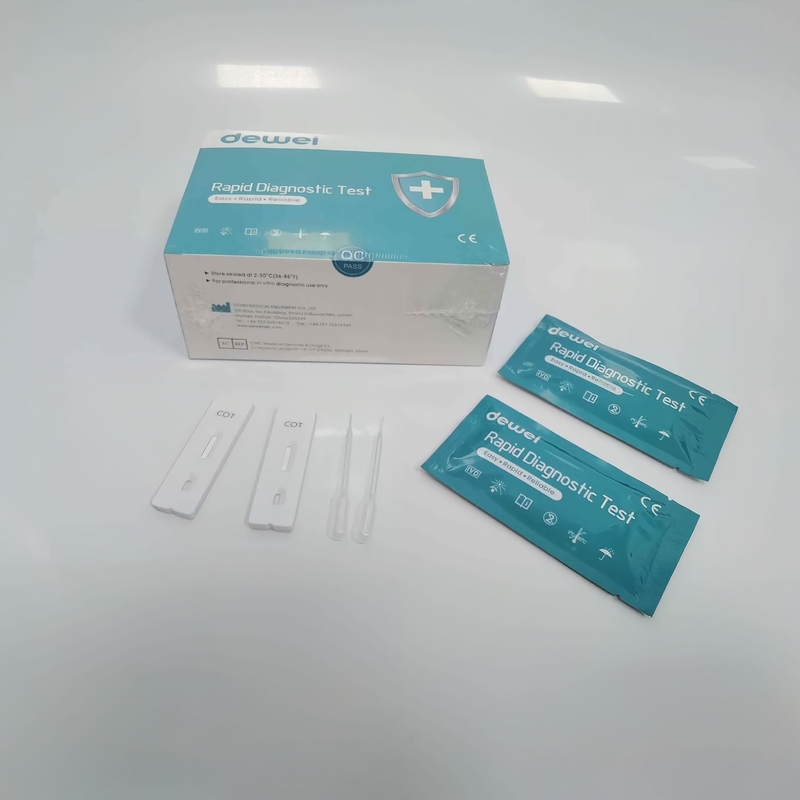 Cotinine COT Rapid Test Diagnostic Kit Urine Drug Of Abuse Test