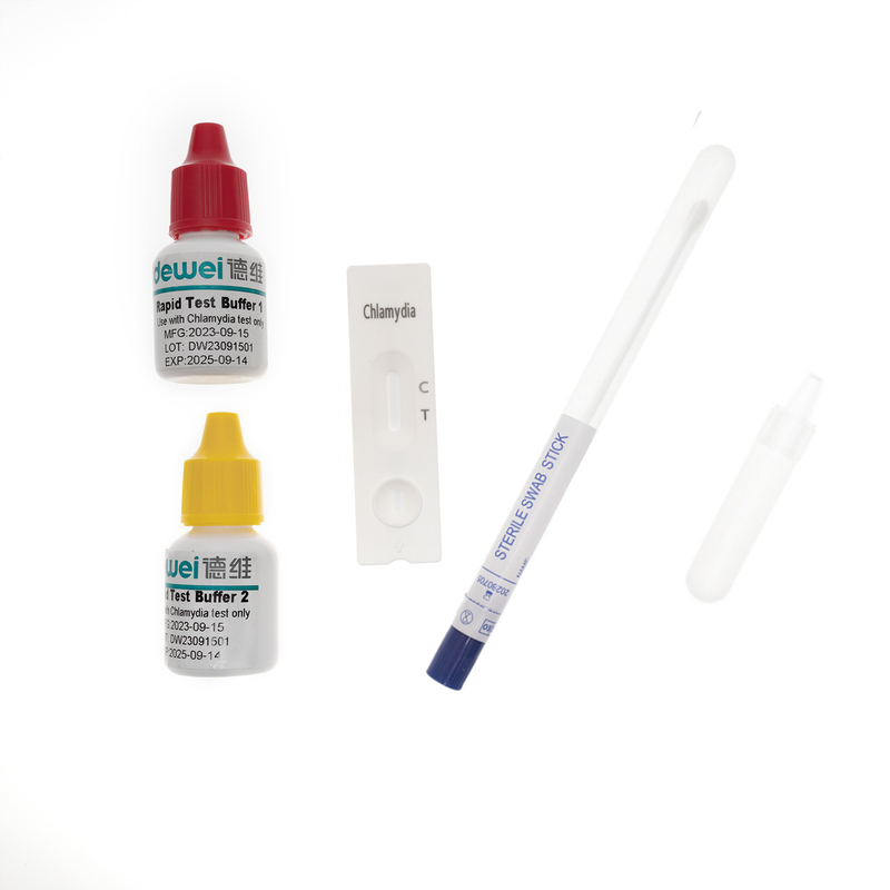 Rapid Chlamydia Test Kit Swab / Urine Sample Rapid Diagnostic Test Kit