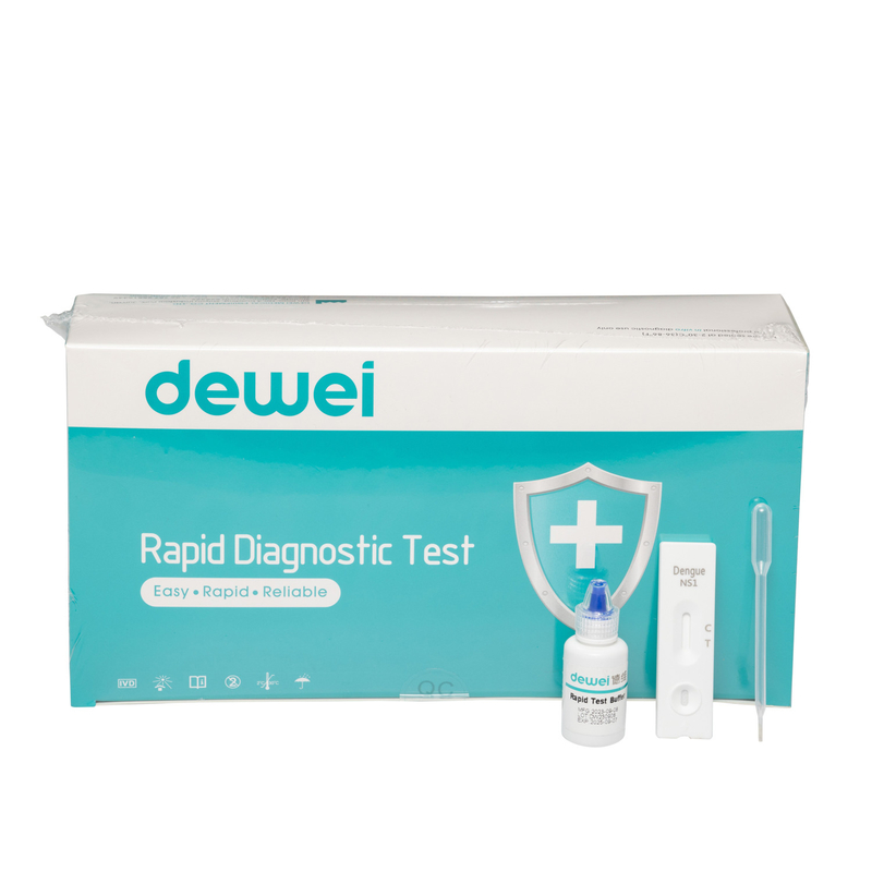 CE Dengue Antigen DEN NS1 Rapid Test Kit Cassette For Whole Blood Serum Plasma