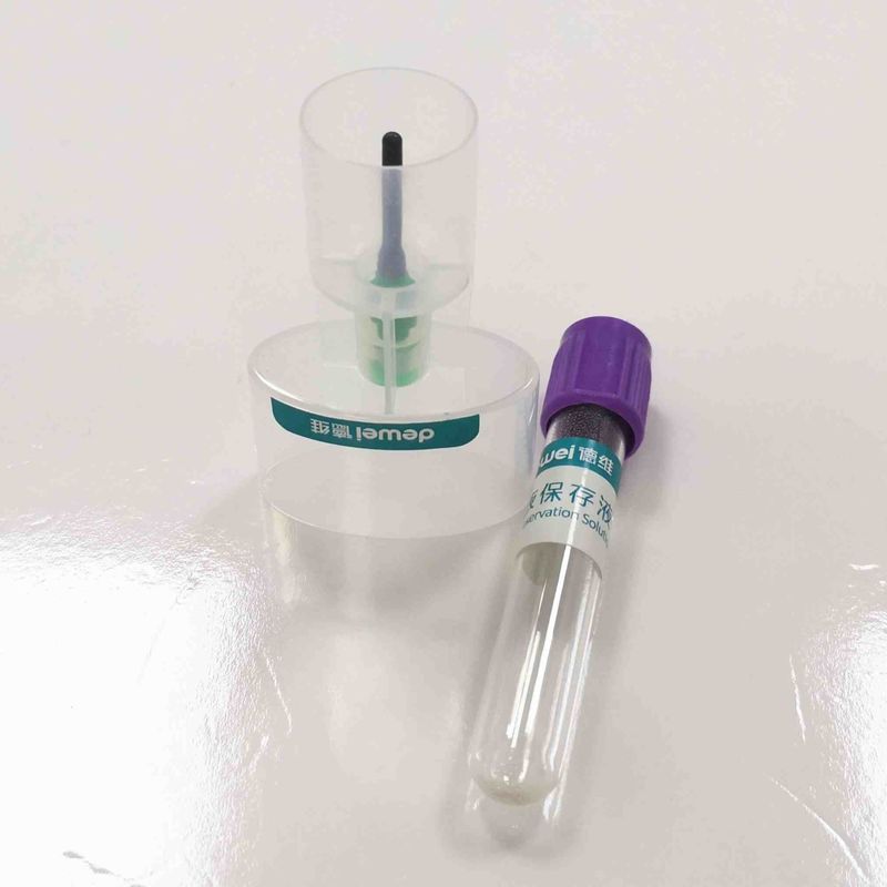 Medical DNA Extraction Kit Disposable Sterile Saliva DNA Evacuated Tube With Collector