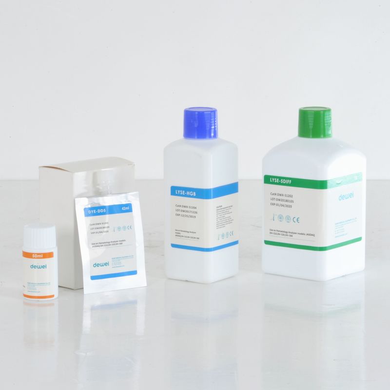 Cell Counter Reagents for Maccura JASDAQ DH-510 DH-520 Hematology Analyzer Diluent Lyse Rinse Dye