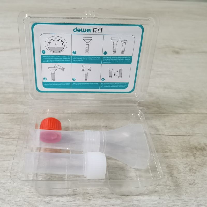10ml Saliva RNA Collection Tube Kit Of Covid-19 for PCR and Rapid Test Antigen