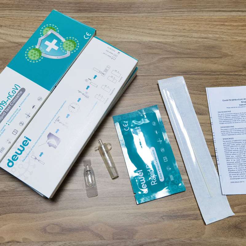 Point of Care Nasopharyngeal Swab Test Kit 2019-NCoV Antigen Cassette Strip Home Use