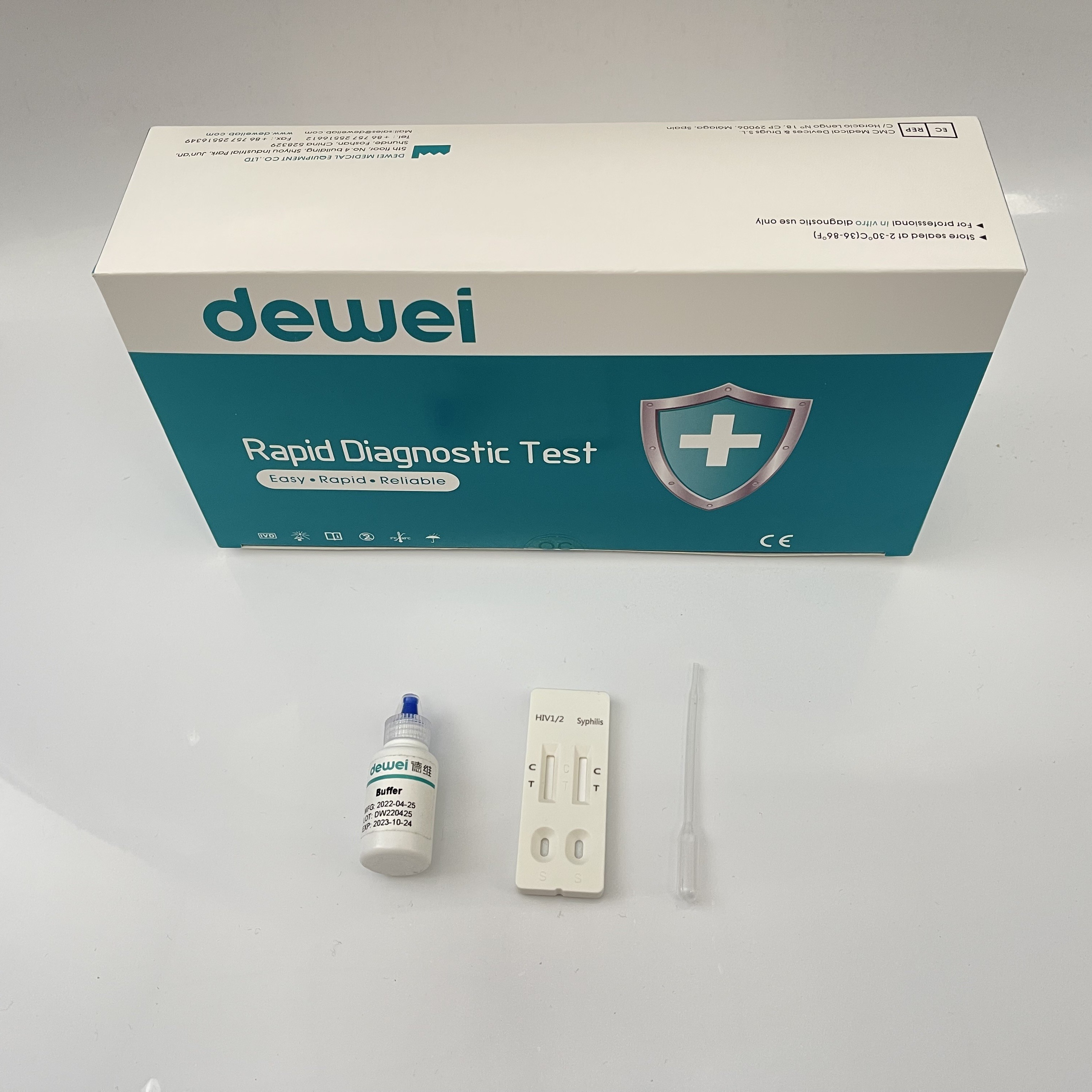 One Step Chlamydia Rapid Test Cassette to Test Swab/Urine Sample Device Kit